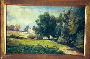 Landscape With House by Hendrik Dirk Kruseman van Elten