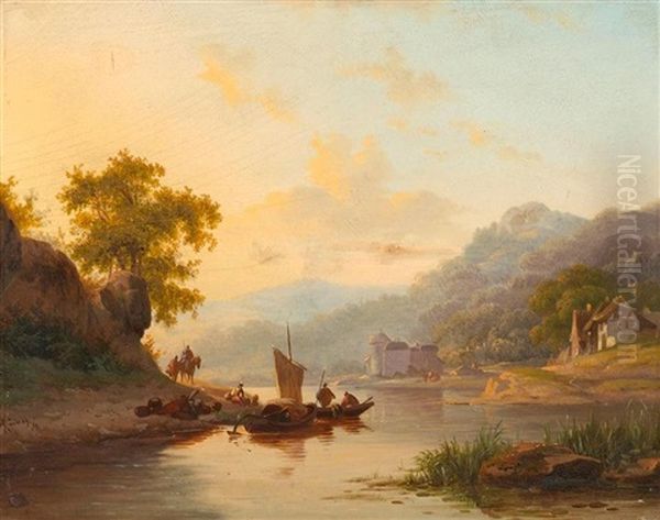 Flusslandschaft - view 1