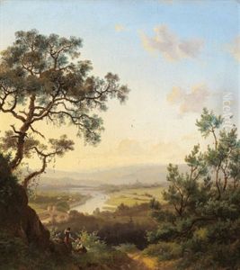 Rast Unter Baumen by Frederik Marinus Kruseman