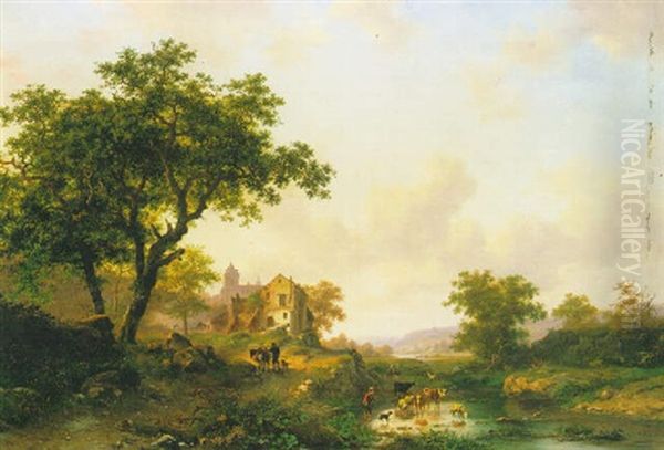 A Romantic Landscape In Summer - view 1
