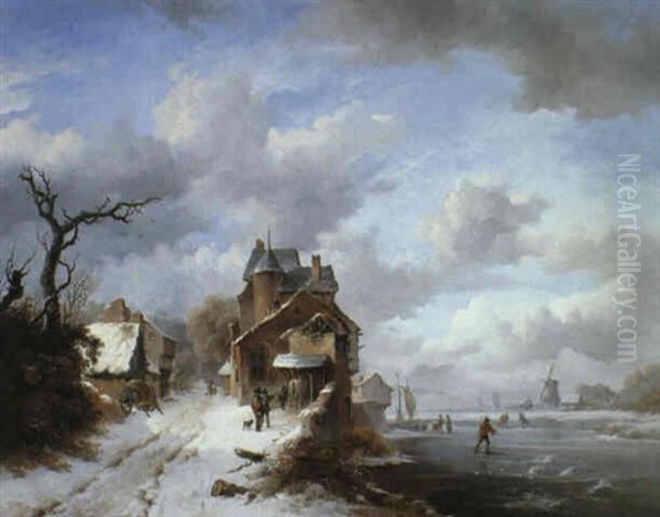 Skaters On A River - view 1