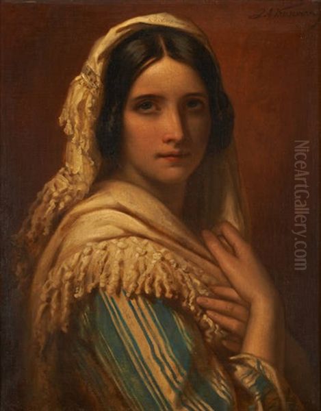 Jeune Femme De Profil - view 1