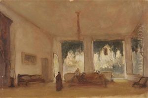 An Indonesian Interior by Jan Diederikus Kruseman