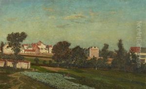 Maraichers Et Village by Jan Theodoor Kruseman