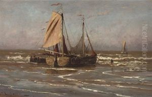 Boats In The Surf