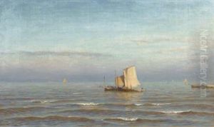 Sailing Out To Sea by Jan Theodoor Kruseman