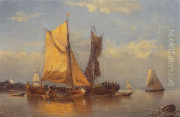 Vessels At Anchor - view 1