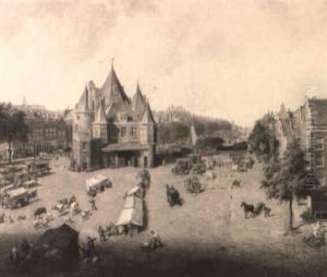 De Nieuwmarkt Met St. Anthony's Waag En De Geldersche Kade