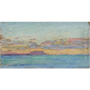 Sunrise At Sea by Vasyl Hryhorovych Krychevsky