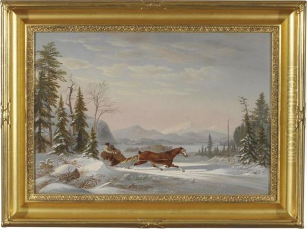 Scene In North Conway, New Hampshire - view 1