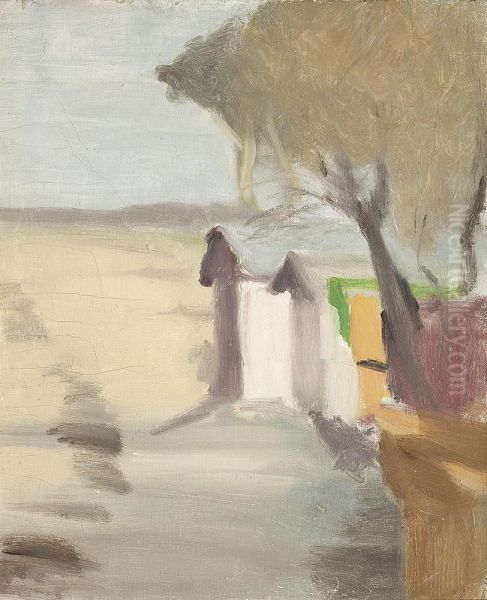 Bathing Boxes, Beaumaris by Clarice Marjoribanks Beckett