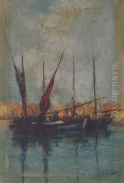 Scene From The Port Of Piraeus - view 1