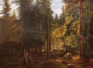 Clearing In The Forest by Konstantin Yakovlevich Kryzhitsky