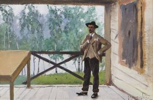 Self-portrait by Konstantin Yakovlevich Kryzhitsky