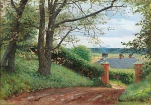 Gateway To A Country Estate by Konstantin Yakovlevich Kryzhitsky