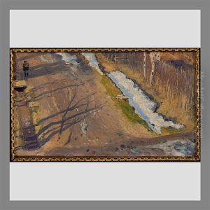 A Road In Spring by Konstantin Yakovlevich Kryzhitsky