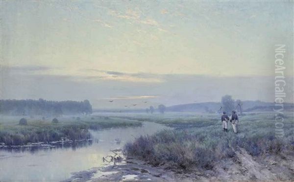 Early Morning In The Fields - view 1