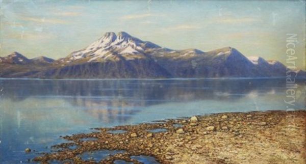 View Of A Lake In A Mountainous Landscape - view 1