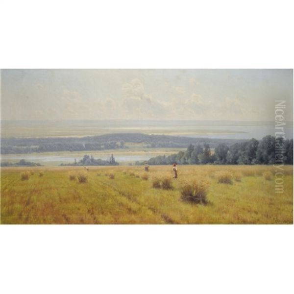 Summer Landscape by Konstantin Yakovlevich Kryzhitsky