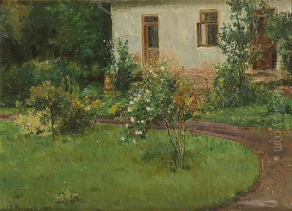 In Front Of A House - view 1