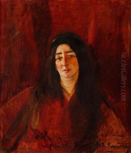 Portret Kobiety W Czerwieni (maria Grossek Korycka) Portret Kobiety W Czerwieni (maria Grossek Korycka)