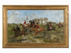 The Hunting Party by Lajos Kubanyi