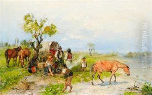 Keszul A Vacsora by Lajos Kubanyi