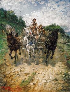 Vagtato Szeker (galloping With The Cart) by Lajos Kubanyi