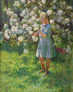 Apple Blossoms by Otto Kubel