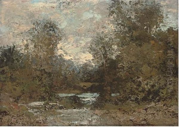 A Tranquil Wooded Landscape - view 1