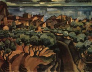 Istrische Landschaft by Bohumil Kubista