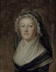 Portrait De Marie-antoinette (1755-1793) A La Prison Du Temple by Alexander Kucharski