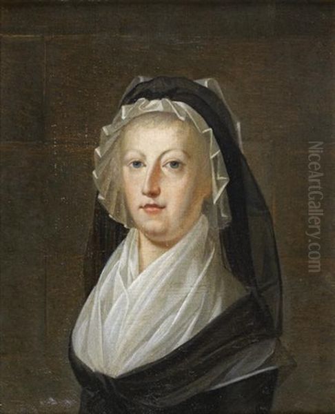 Portrait De Marie Antoinette Au Temple - view 1