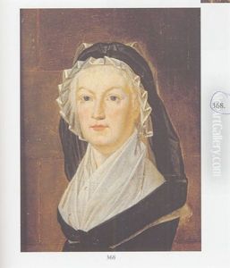 Portrait De Marie-antoinette Au Temple by Alexander Kucharski