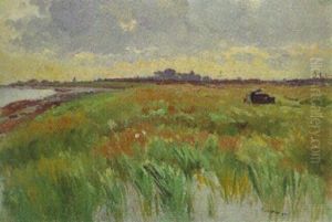 Boddenlandschaft Bei Prerow, Ostsee by Max Kuchel