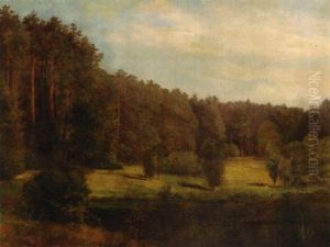 Waldlandschaft by Theodor Kuchel
