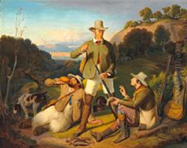 Hunters Resting - view 1