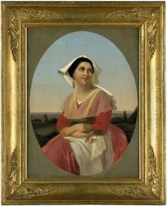 Bildnis Der Vittoria Caldoni by Albert Kuchler