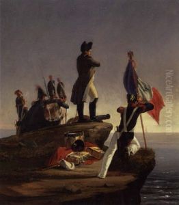 Napoleon, Der Fra Elba Kikker Ud Over Havet