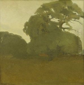 Oaks In Autumn, Later Afternoon by Martha Dorothea Kuck