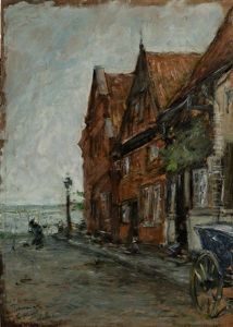 Marktstrase In Travemunde by Gotthardt Kuehl