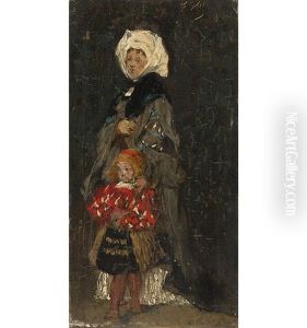 Mutter Mit Kind by Gotthardt Kuehl