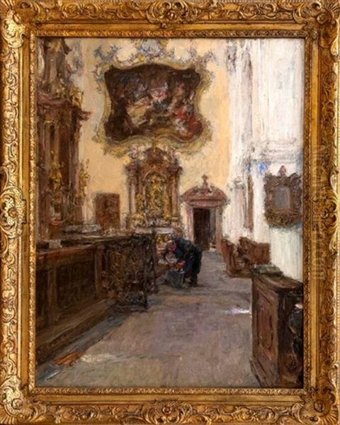 Kircheninterieur - Inneres Der Peterskirche In Salzburg - view 1