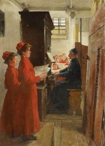 Gesangstunde by Gotthardt Kuehl