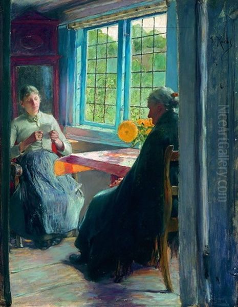 Interieur Mit Zwei Frauen - view 1