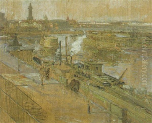 Die Augustusbrucke In Dresden - view 1