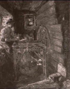An Der Werkbank by Gotthardt Kuehl