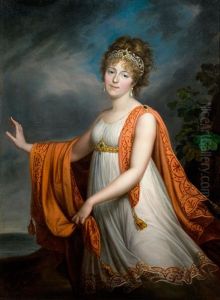 Dorothea Princess Of Lieven by Franz Gerhard von Kuegelgen