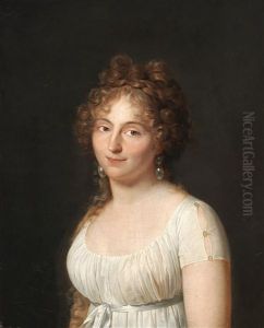 Portrait Of A Young Lady by Franz Gerhard von Kuegelgen