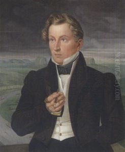 Portrat Des Seidenhandlers Johann Carl Gottlob Schneider